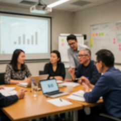 Obraz premium business people in a meeting