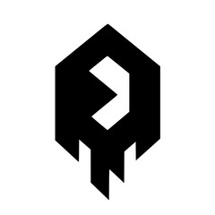 Abstract Geometric Logo Design: Futuristic Arrow Concept