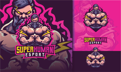 Super Human Logo Esport