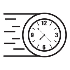 Time and clock icons set, stopwatch, timer, time management concept, loading bar icons, progress bar loading signs, download progress icons, fast stopwatch line icon, watch icon, speed clock symbol