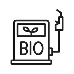 Bio Energy icon vector image. Suitable for mobile apps, web apps and print media.