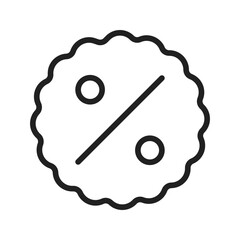 Discount icon vector image. Suitable for mobile apps, web apps and print media.