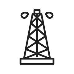 Drill icon vector image. Suitable for mobile apps, web apps and print media.