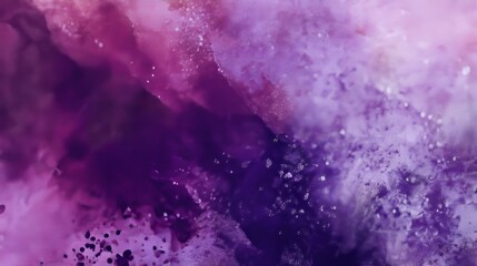 Fototapeta premium abstract purple and pink watercolor paint background.