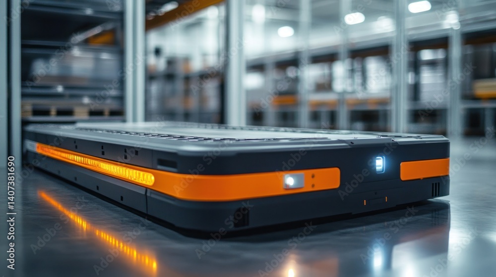 Aufkleber autonomous mobile robot in warehouse setting
