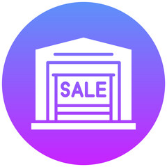 Warehouse For Sale Icon
