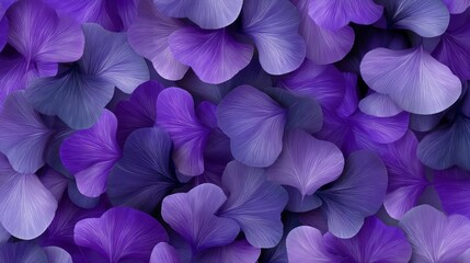 abstract arrangement of vibrant purple petals.