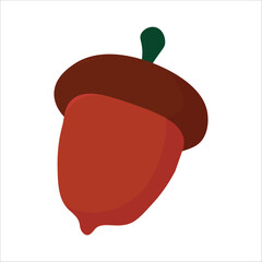 Illustration Vector of  Oak Autumn