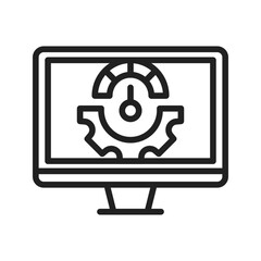 Performance icon vector image. Suitable for mobile apps, web apps and print media.