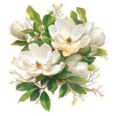Floral flower vector Illustrations on white background