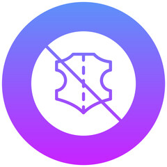 No Leather Icon