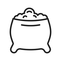 Sack icon vector image. Suitable for mobile apps, web apps and print media.