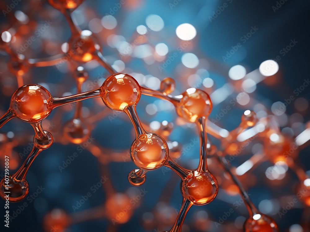 Poster smart material shifting its structure creating seamless surfaces with lights