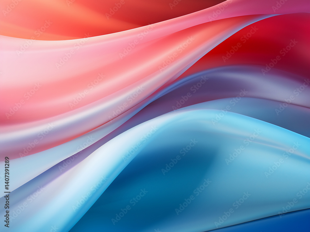 Aufkleber smooth curves showcasing the object with a pure background and light washing softly