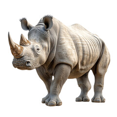 Obraz premium rhinoceros on a transparent background 