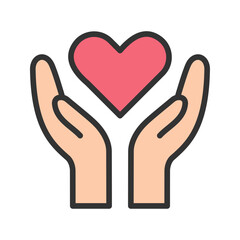 Solidarity icon vector image. Suitable for mobile apps, web apps and print media.