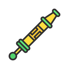 Water Gun icon vector image. Suitable for mobile apps, web apps and print media.