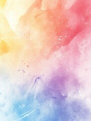 Obraz premium Creative watercolor splash texture background featuring soft blending and pastel tones for artistic projects and inspirational designs
