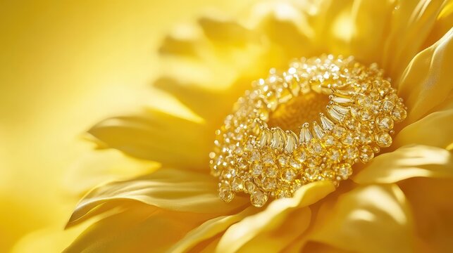 close vibrant yellow background