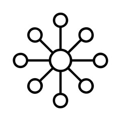 Discover the power of network connections a visual representation of interconnectedness and hub
