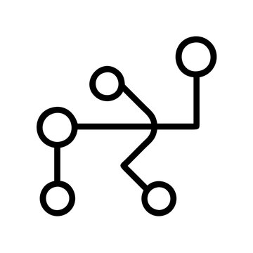 Git branching strategy diagram illustration for software development and version control systems