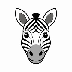 Zebra head