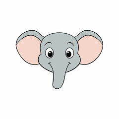 Obraz premium elephant head with big ears