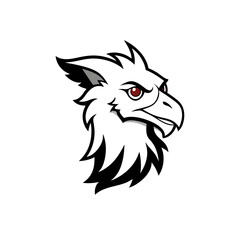 eagle head vector illustration