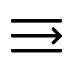 indent icon vector illustration