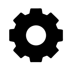 gear icon vector illustration