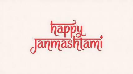 Happy janmashtami text, Janmashtami Greetings, Poster background&nbsp;design