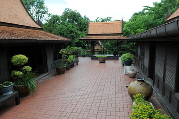 Beautiful Asian tropical garden 
