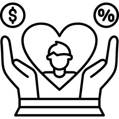 Fototapeta premium Child Daycare Subsidy Icon
