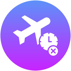 Fototapeta premium Last Minute Cancellation Icon