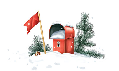 isolated Christmas-themed illustrations featuring decorations, sweets, gifts, wreaths, ornaments, and festive elements on white background for commercial use.