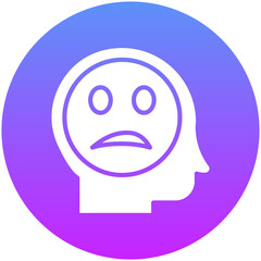 Obraz premium Meh Icon