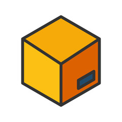 Packaging icon vector image. Suitable for mobile apps, web apps and print media.