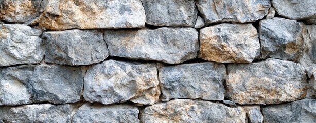 Fototapeta premium Stone Wall Texture Rock Pattern Background.