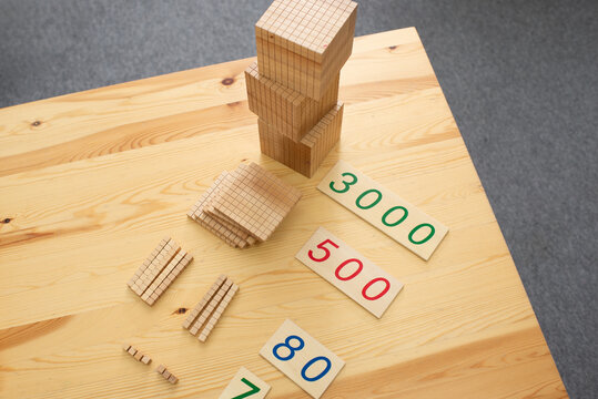 Montessori Math Materials: Building the Numbe