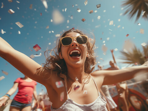 Full enjoyment of summer fun outdoors creates memories and spreads joy with every moment