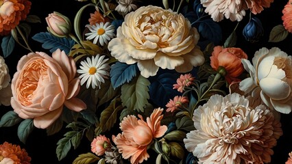 A beautiful bouquet of pink and yellow roses, a floral gift of love and beauty