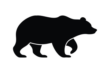 Obraz premium Bear Silhouette Vector