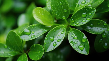 rain green bush