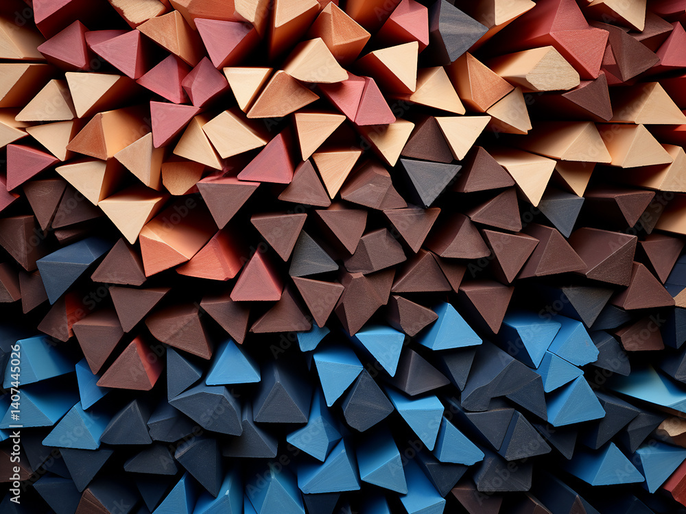 Aufkleber pencils interlock in repeating patterns showcasing different stationery colors
