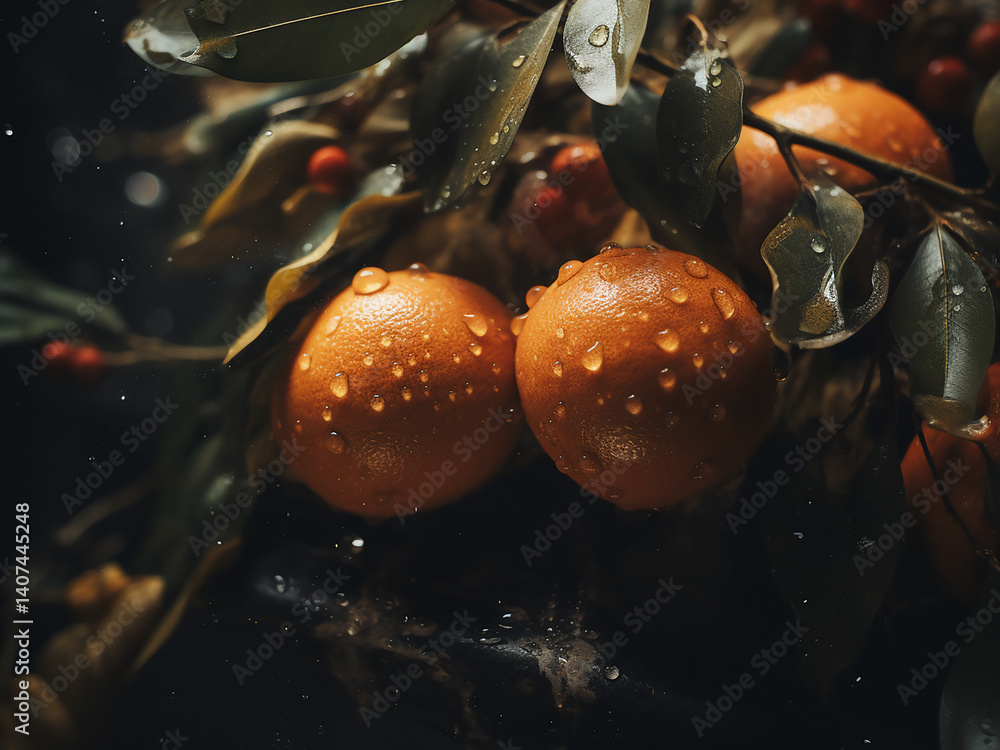 Poster contrasting textures in an arrangement that maximizes space and focuses light effectively