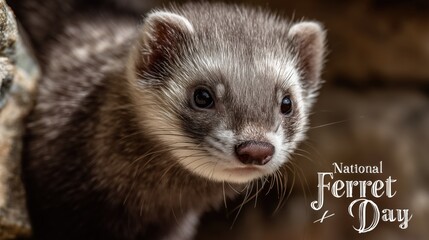 Obraz premium National Ferret Day