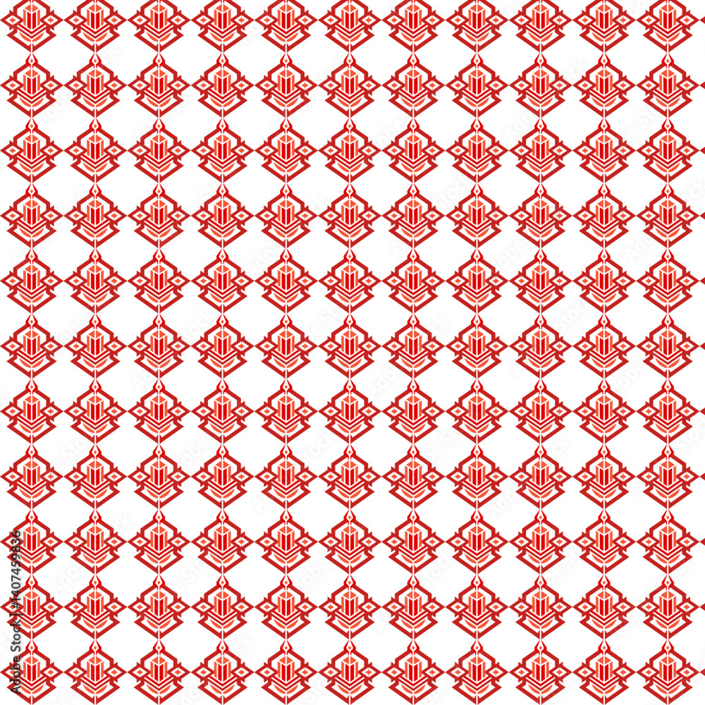 Poster depth in shapes patterns design
