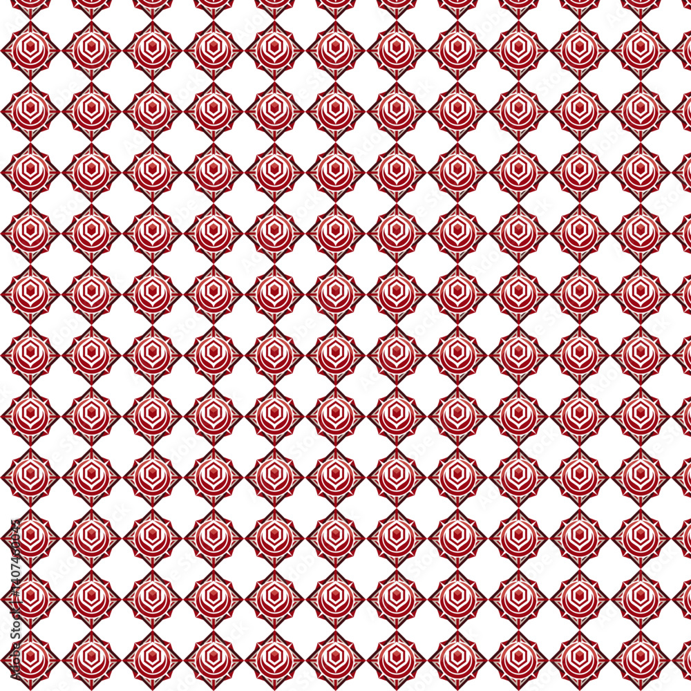 Poster depth in shapes patterns design