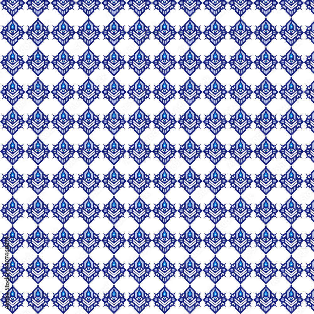 Poster depth in shapes patterns design