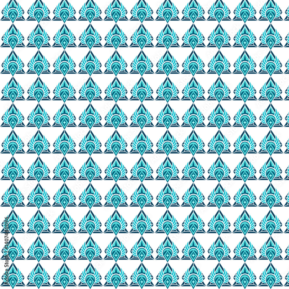 Poster depth in shapes patterns design